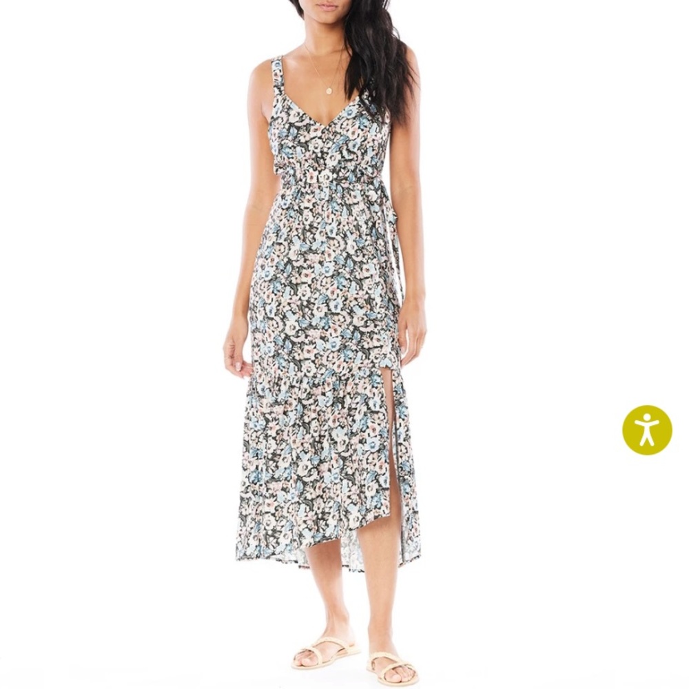 Saltwater Luxe Floral MIDI dress Size S NWOT